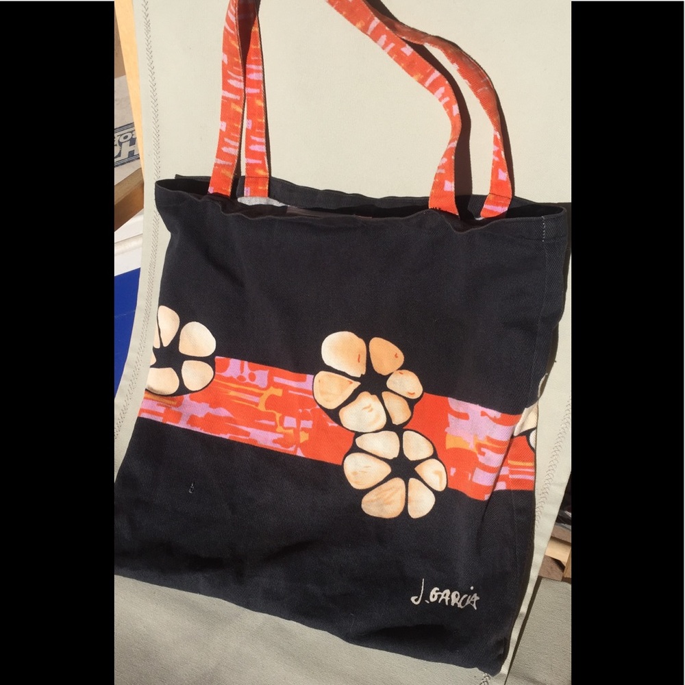 Grateful Dead-Jerry Garcia artwork bag/tote